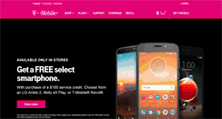 Desktop Screenshot of prepaid-phones.t-mobile.com